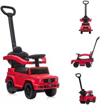 Lorelli Mercedes Benz G350 Rutschauto mit Schubstange, Musikfunktion, rot (G350)
