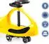 HyperMotion TWISTCAR Tretfahrzeug gelb, Lenkrad 360°, Gummireifen