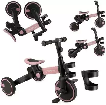 Momi FILO 3-in-1 Dreirad klappbar, rosa (ROTR00024)
