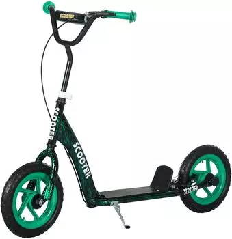 AIYAPLAY Kinderroller mit verstellbarem Lenker, 6-12 Jahre, grün