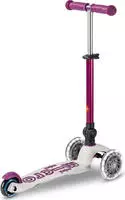 Micro MMD400, Micro Scooter Mini Micro Deluxe Foldable ECO LED Tulip Purple,