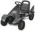 vidaXL Pedal Go-Kart mit verstellbarem Sitz schwarz