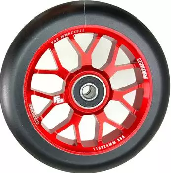 Fantic26 Spy7 Stunt-Scooter Rolle 110mm ABEC-11, rot