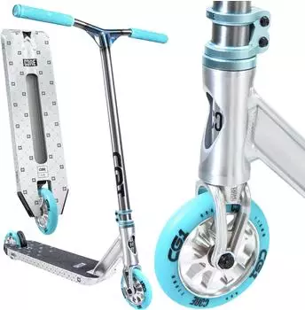 CORE Action Sports CG1 Stunt Scooter Park 81cm, chrom/t&uuml;rkis