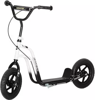 AIYAPLAY Kinderroller mit verstellbarem Lenker, 12-Zoll-R&auml;der, wei&szlig; (371-054V00WT)