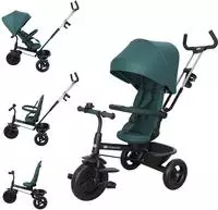 Dreirad KINDERKRAFT "ASTON 2", gr&uuml;n, Dreir&auml;der, Kinder, mitwachsend