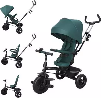 Kinderkraft ASTON 2 Dreirad mitwachsend, gr&uuml;n (KRASTO02GREPL00)