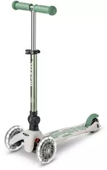 Micro Mobility Mini Micro Deluxe Foldable ECO LED Kinderroller, pistazie (MMD399)