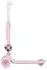 Chipolino Bloomi 2-in-1 Kinderroller mit Sitz, PU-Leuchträder, rosa