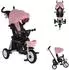 byox Flexy Lux 3-in-1 Dreirad klappbar, drehbarer Sitz, rosa (112952)