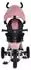 byox Flexy Lux 3-in-1 Dreirad klappbar, drehbarer Sitz, rosa (112952)