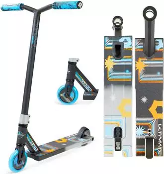 Madd Carve Ultimate Stunt-Scooter, schwarz/grau