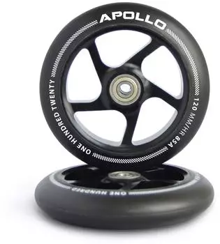 Apollo Stunt Scooter Pro Wheels Ersatzr&auml;derset 120mm Alu Core ABEC9