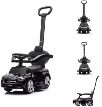 Chipolino Mercedes-Benz C-Klasse Rutschauto, schwarz, mit Schiebegriff