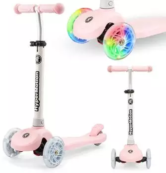 HyperMotion TRINGO Kinderroller 3 R&auml;der, LED-R&auml;der, h&ouml;henverstellbar, 3-8 Jahre (TRINGO)