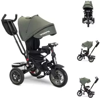 Lorelli Speedy Dreirad mit Schubstange, drehbarer Sitz, gr&uuml;n (10050432602)
