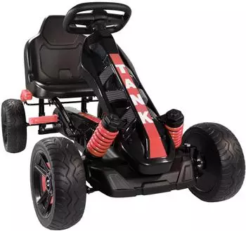 Lemodo Go-Kart Tretfahrzeug rot, Kinder ab 3 Jahre (NA327_R)