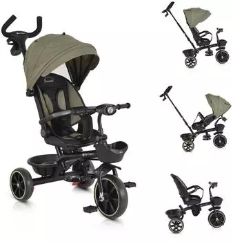 byox Tricycle Summer Dreirad klappbare Fu&szlig;st&uuml;tze, gr&uuml;n