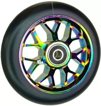 Fantic26 Spy7 Stunt-Scooter Rolle 110mm Abec11 Neochrome Rainbow