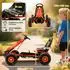 AIYAPLAY Gokart Tretauto mit Handbremse, verstellbarem Sitz, Vor- und Rückwärtsgang, rot