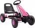 AIYAPLAY Gokart Tretauto mit Handbremse, verstellbarem Sitz, rosa