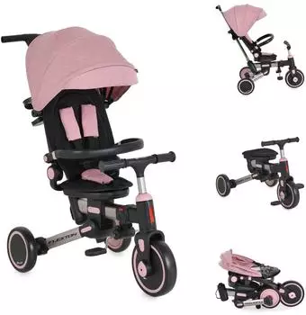 byox Flexton Dreirad 5-in-1 faltbar, rosa