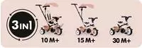 SMOBY 7600741403, SMOBY 7600741403 Dreirad Baby Balade Beige