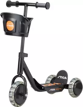Stiga Mini Kid 3W Kinderroller, schwarz/orange (80-7401-01)