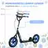 AIYAPLAY Kinder-Tretroller mit verstellbarem Lenker, 11,8 Zoll, Stahl, blau