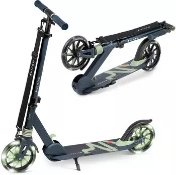 Movino City Light Kinder-Scooter klappbar, LED-Räder 180mm, verstellbar