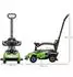 AIYAPLAY Rutschauto 2-in-1 mit Schiebstange und Lenkrad, grün (370-223V00GN)