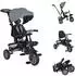 byox Explore Dreirad 3-in-1, 360° drehbarer Sitz, dunkelgrau (112734)
