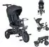 byox Fusion Lux Dreirad dunkelgrau, Musikmodul, Scheinwerfer (112942)