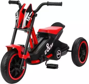 AIYAPLAY Dreirad mit Pedal, rot, f&uuml;r Kinder 18-36 Monate