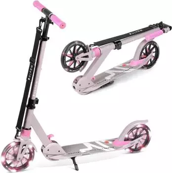 Movino City Light Cityroller LED-Räder 180mm, klappbar, bis 100kg