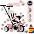 Smoby Baby Balade mitwachsendes 3-in-1 Dreirad, rosa (7600741404)