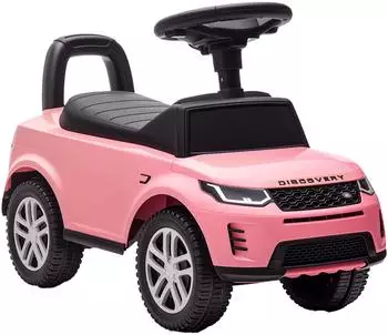 AIYAPLAY Land Rover Discovery Rutschauto mit Hupe und Motorger&auml;uschen, rosa
