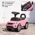 AIYAPLAY Land Rover Discovery Rutschauto mit Hupe und Motorgeräuschen, rosa