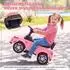 AIYAPLAY Land Rover Discovery Rutschauto mit Hupe und Motorgeräuschen, rosa