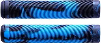 Apollo Stunt Scooter Handle Grip XL, weich, mit Bar Ends, 16cm, blau/schwarz