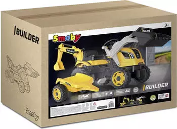 Smoby Traktor Builder Max mit Anhänger (710304)