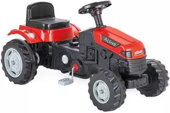 Lemodo Trettraktor mit Kettenantrieb rot