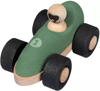 Korko E-Cork Racer Spielzeugauto aus Kork, grün
