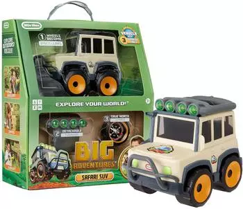 Little Tikes Big Adventures Safari SUV mit Fernglas, Taschenlampe & Kompass (662140EUC)