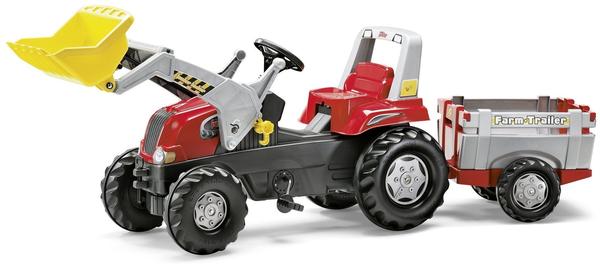 Rolly Toys rollyJunior RT rot mit Lader und Farm Trailer (811397)