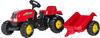 rolly toys Trettraktor rollyKid X, Farbe rot, mit Anhänger, Spielzeug für...