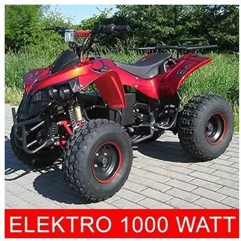 Miweba Kinder Quad S-10 Elektro 1000 W metallic/rot