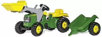 Rolly Toys rollyKid John Deere mit Lader und Anhänger (023110)