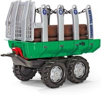 ROLLY TOYS 122158, ROLLY TOYS RollyTrailer Anh&auml;nger Timber mit Baumst&auml;mmen...