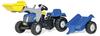 rolly toys Trettraktor rollyKid New Holland, Farbe blau mit Schaufellader und